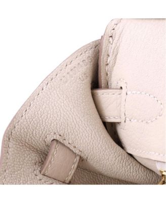 Birkin 25 Handbag Light Togo with Rose Gold Hardware