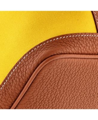 30 Garden Party Tote Toile and Leather