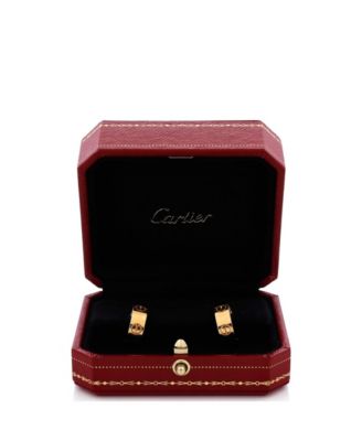  5.5 LOVE French Clip Hoop Earrings 18K Gold