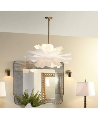  Zinnia 4-Light Acrylic Chandelier, Large
