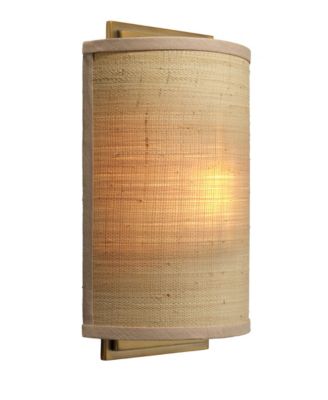  Riley Raffia 1-Light Wall Sconce