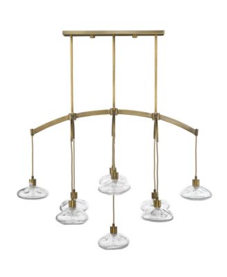  Reservoir 9-Light Blown Glass Chandelier