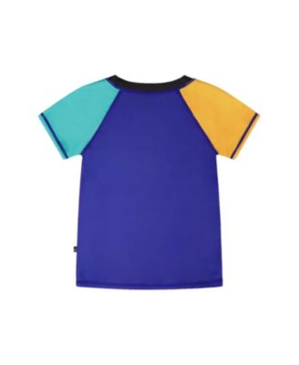 Boys' Short Sleeve Ultramarine Graphic Rashguard - Little Kid