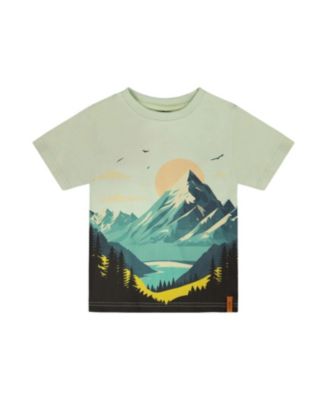 Boys' Organic Cotton Jersey Mountain T-Shirt - Little Kid