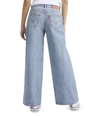 Girls' High Rise Baggy Jeans - Big Kid