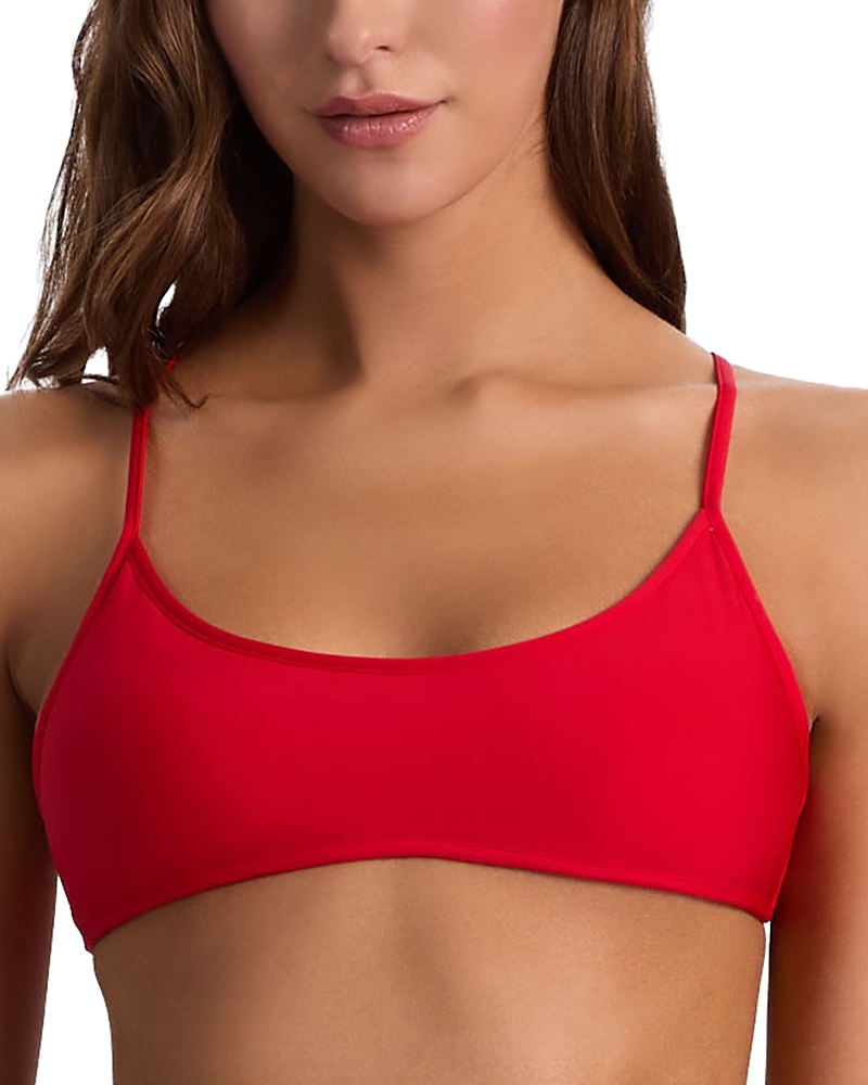 Pq Swim Bralette Crossover Back Top