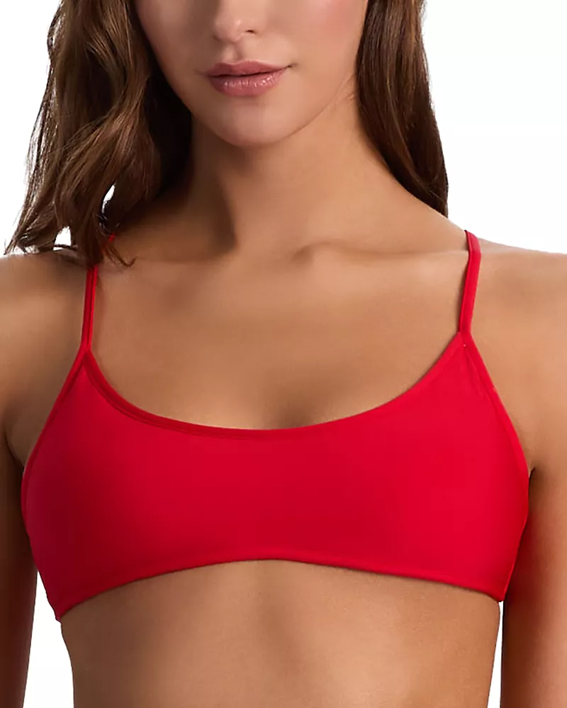Pq Swim Bralette Crossover Back Top