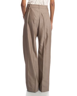 Pleated Wool Trousers
