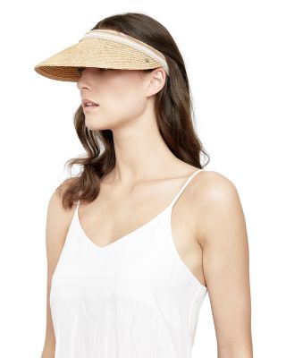 Bianca Raffia Visor