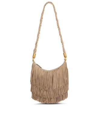  Ebene Hobo Fringed Suede Bag
