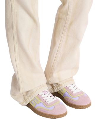 Women's Swan Suede and Mesh Trainers