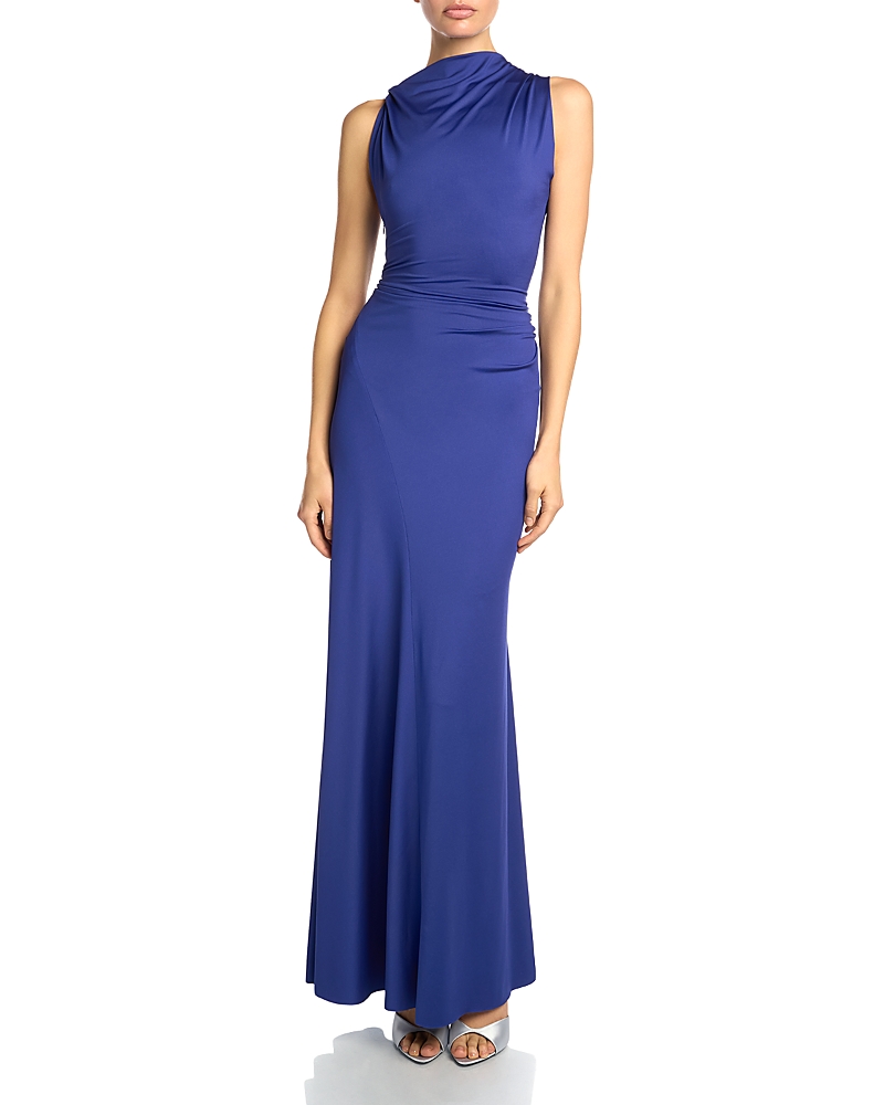 Victoria Beckham Sleeveless Draped Gown