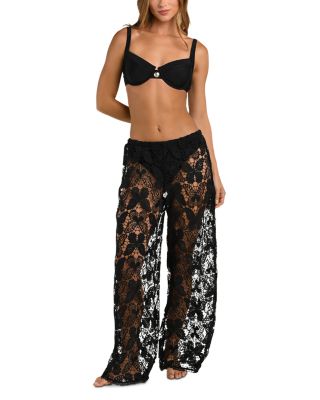 Butterfly Crocheted Cover Up Pants