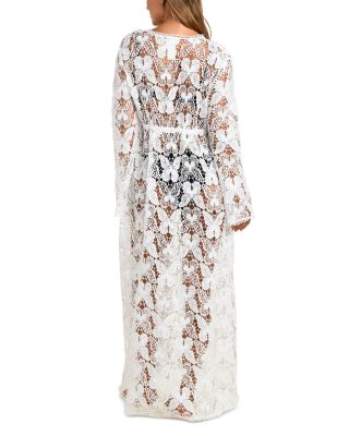 Butterfly Crocheted Cover Up Robe