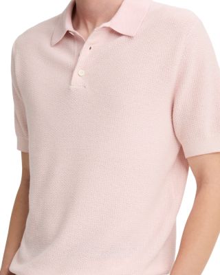 Geo Jacquard Short Sleeve Polo Shirt