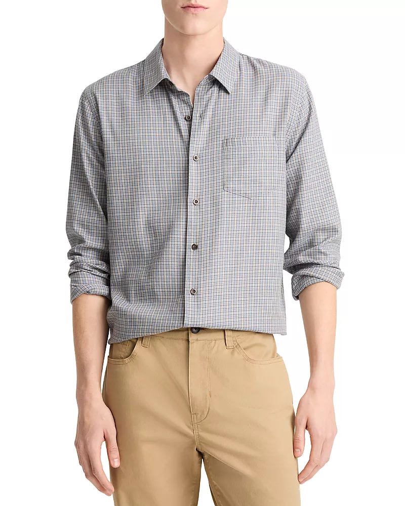Vince Genesse Plaid Pocket Shirt