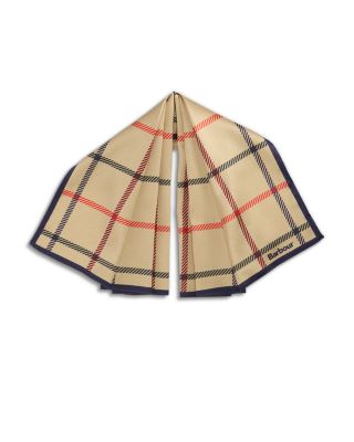 Mackworth Large Check Polyester Scarf