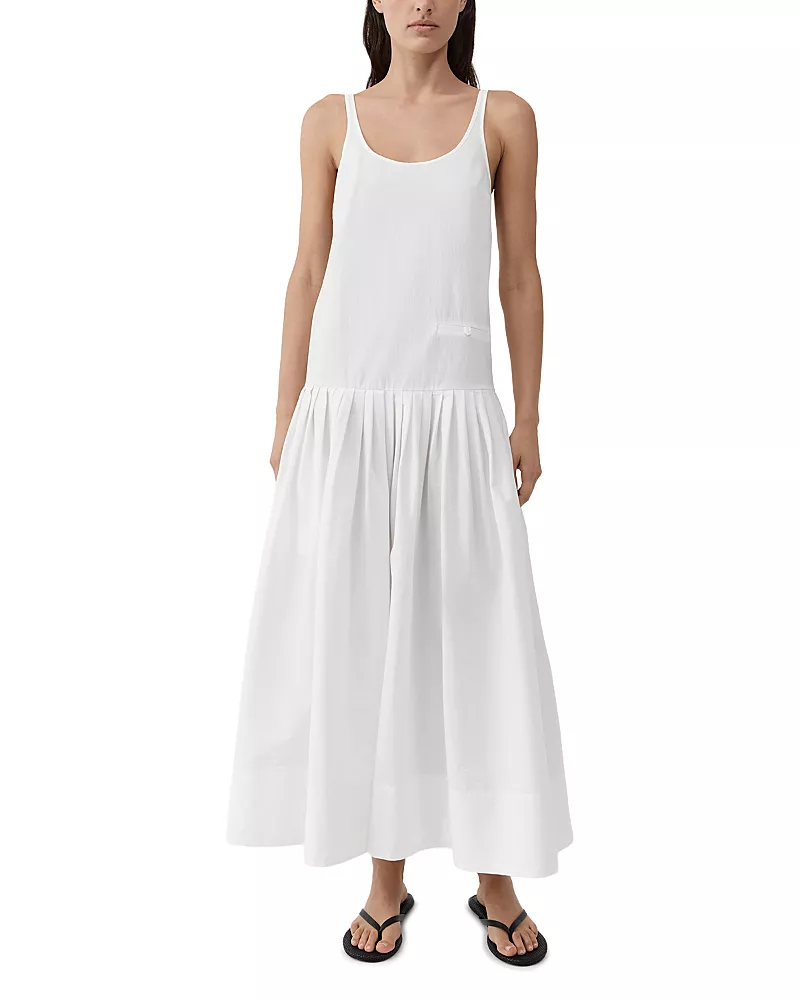 St. Agni Relaxed Pleat Dress