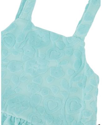 Girls' Terry Tank Top with Ruffle Hem Shorts Set - Little Kid