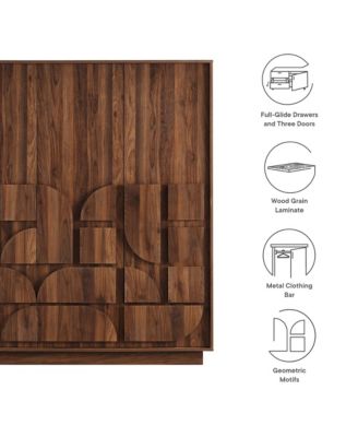  Bulwark 3-Door Wardrobe Closet