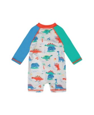 Boys' One-Piece Long Sleeve Dinosaur Rashguard - Little Kid