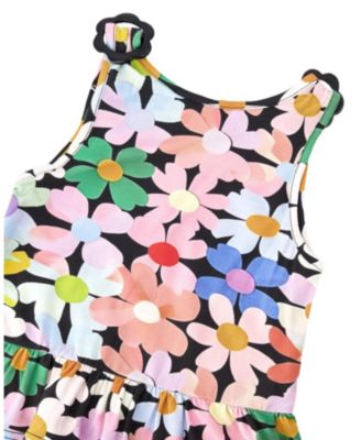  Girls' Sleeveless Jersey Flowers Tank Top - Little Kid