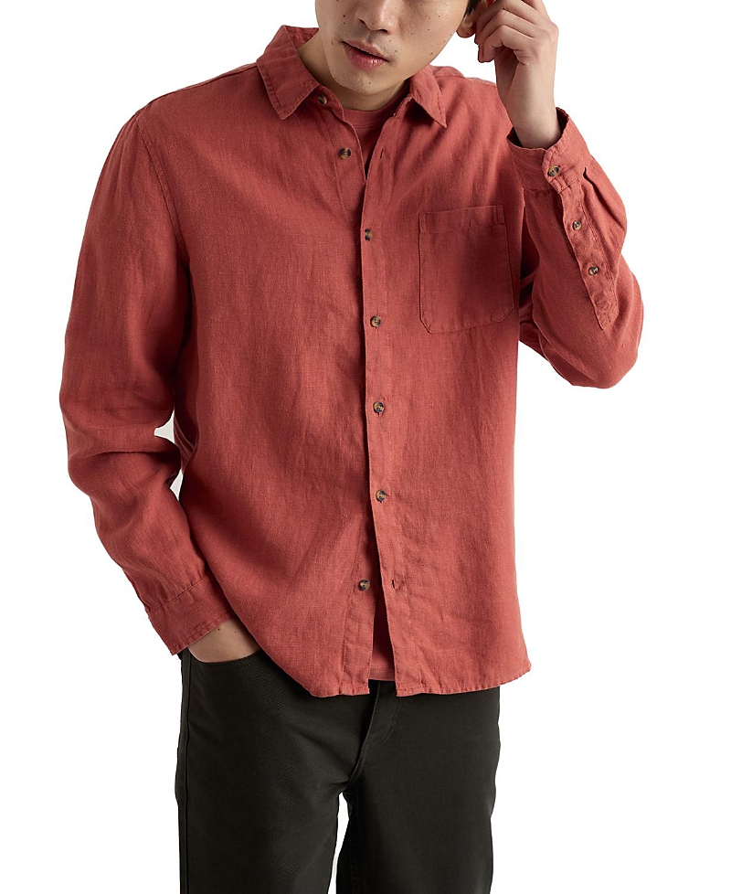 Seasalt Cornwall Men's Linen Button Down Shirt