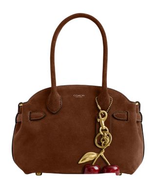 Soft Empire 21 Suede Shoulder Bag