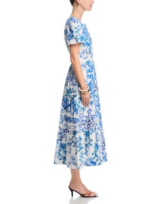 Pintuck Tiered Dress