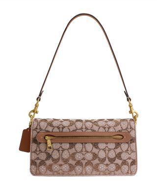 Tabby 26 Crystal Signature Jacquard Shoulder Bag
