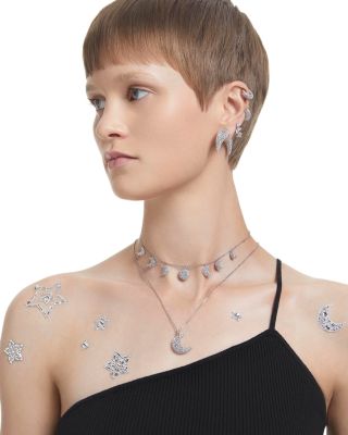 Dextera Pav&eacute; Hoop Earrings