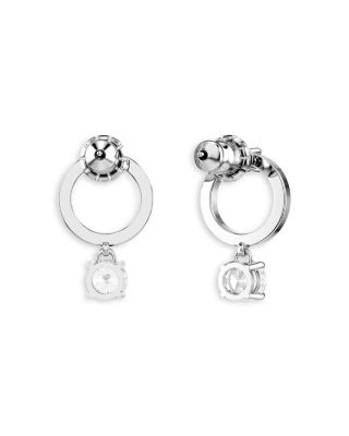 Constella Crystal & Cubic Zirconia Open Drop Earrings