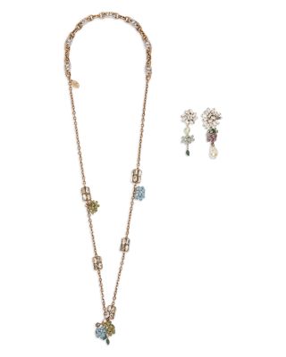 Apevera Necklace & Earrings Set