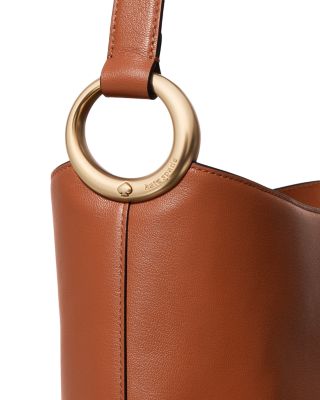 Halo Large Leather Bucket Bag