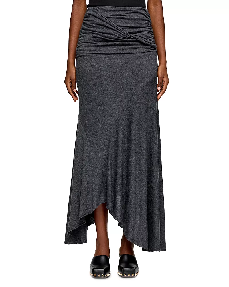 Ganni Draped Long Skirt