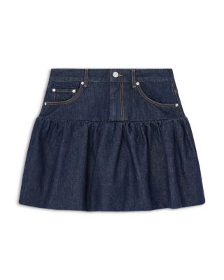 Denim Bubble Skirt