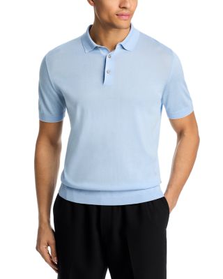 Silk Cotton Polo Shirt