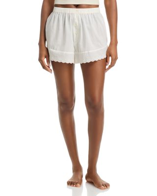 The Eyelet Button Sleep Top & The Eyelet Tape Shorts