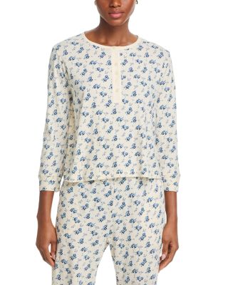 The Crop Sleep Henley Top