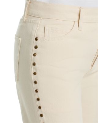 The Studded Wayne Jeans in Natural