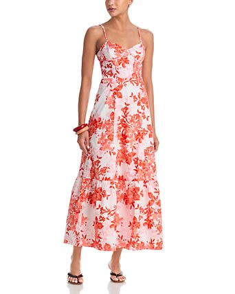casual summer maxi dresses R.Vivimos Women's Off-Shoulder Short Sleeve Empire Waist Boho Floral Print Smocked Flowy Dresses Casual Summer Maxi Dresses -