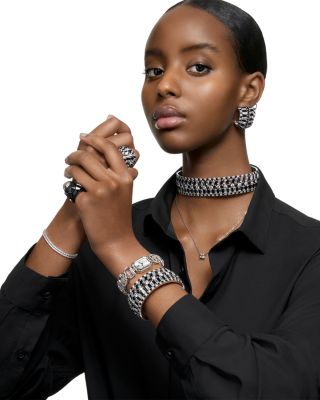 Stilla Crystal & Cubic Zirconia Charm Hoop Earrings