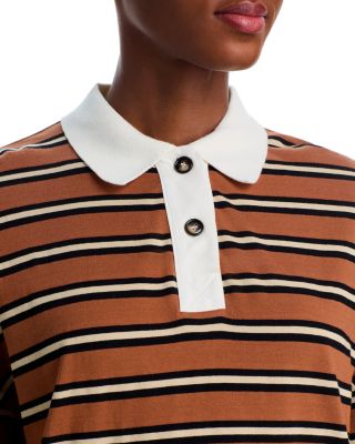 Benigna Fringe Hem Polo Dress