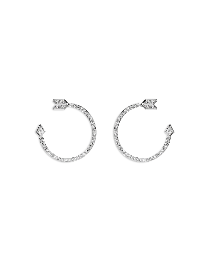 Swarovski Idyllia Crystal & Cubic Zirconia Arrow Hoop Earrings