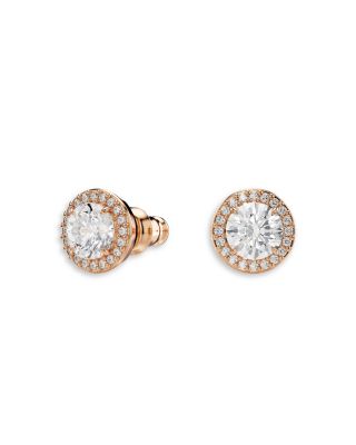 Una Angelic Cubic Zirconia Stud Earrings