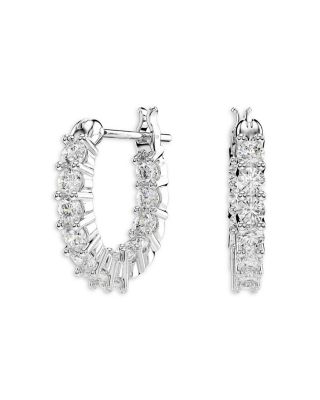 Matrix Vittore Crystal Hoop Earrings