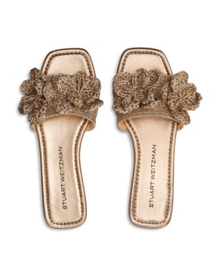 Women's Lotus Crochet Slides