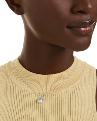 Constella Dancing Stone Pendant Necklace, 14.87-17.75"