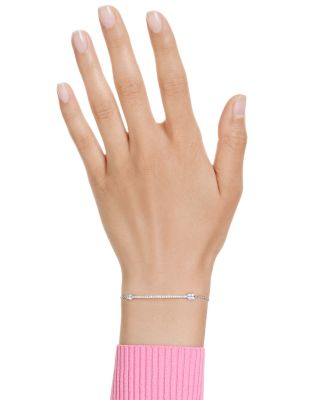 Idyllia Crystal & Cubic Zirconia Arrow Slider Bracelet