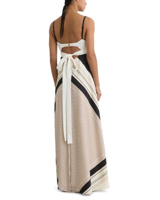 Myra Scarf Print Maxi Dress